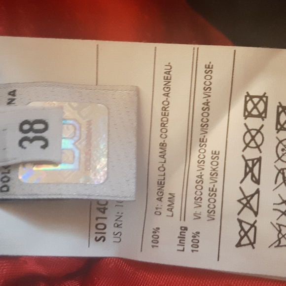 Dolce & Gabbana Leather Skirt - Picture 6 of 6